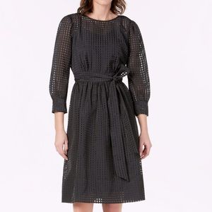 NWT Calvin Klein Burnout Check A-Line Dress 12